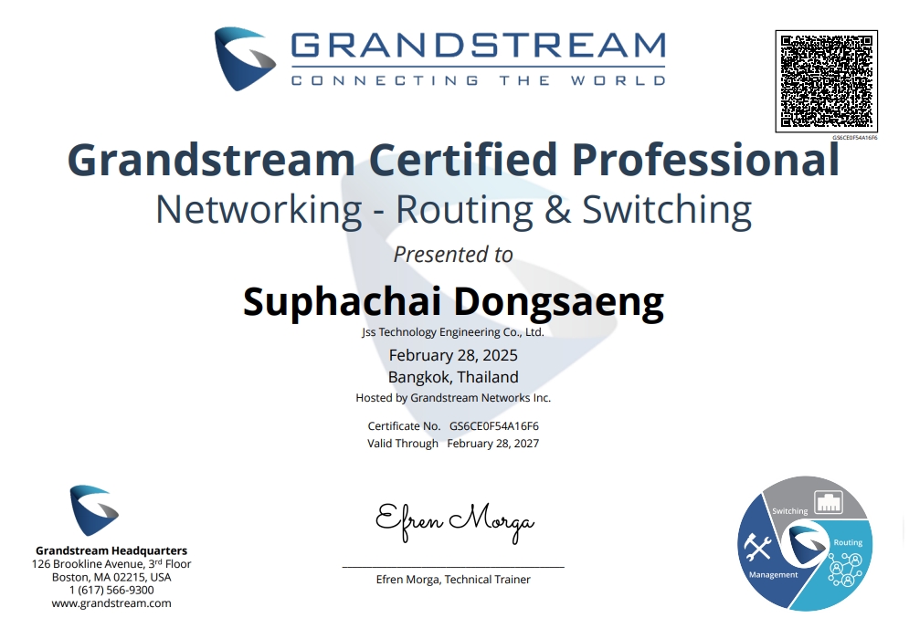 Grandstream Certified Professional
